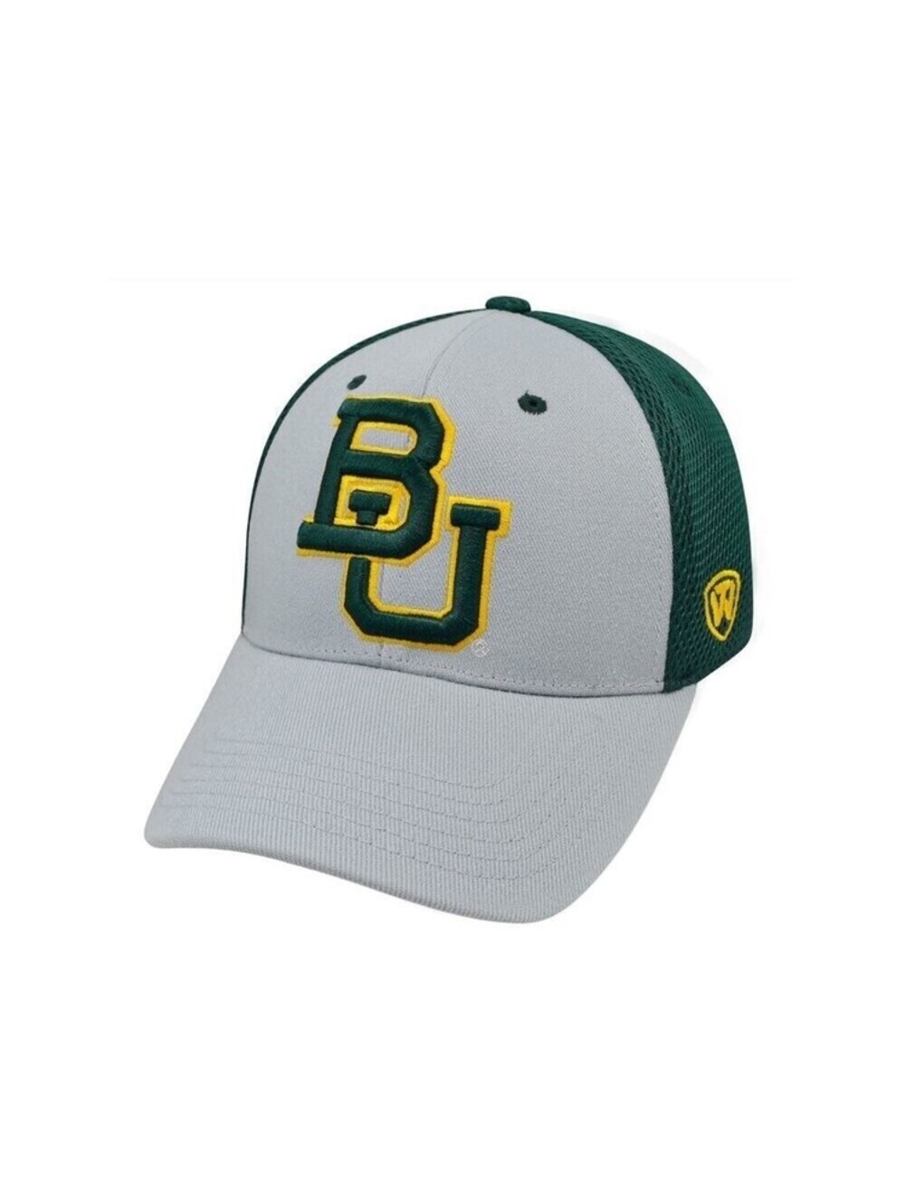 Baylor Bears Top of the World NCAA Albatross 2 Cap Green & Gray Fitted Hat M/L